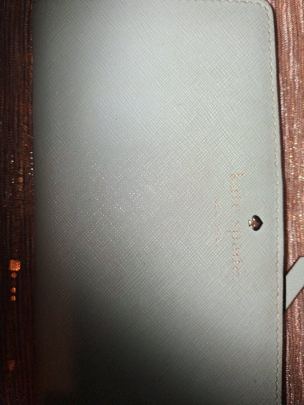 Kate spade baby blue card wallet